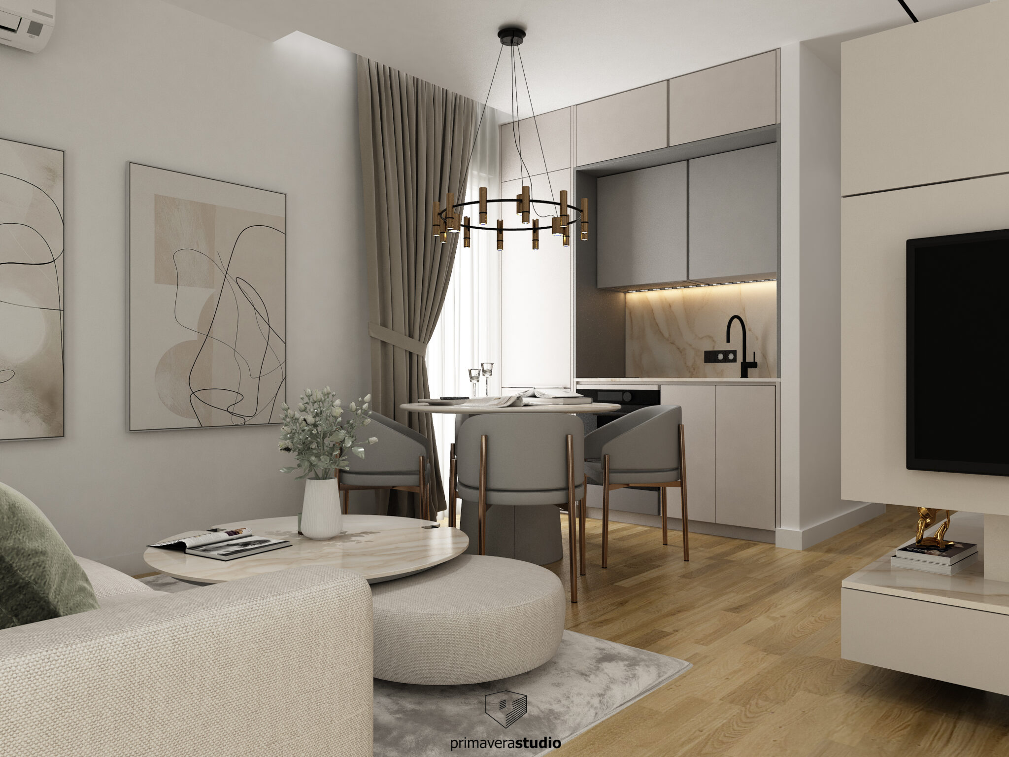 Стамбена зграда Вртови Боке, Primavera studio
