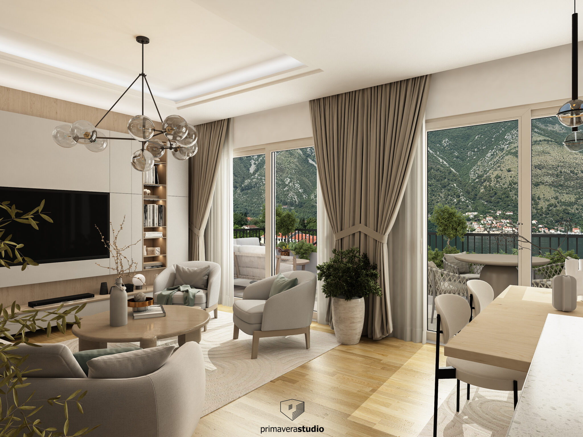 Стамбена зграда Вртови Боке, Primavera studio
