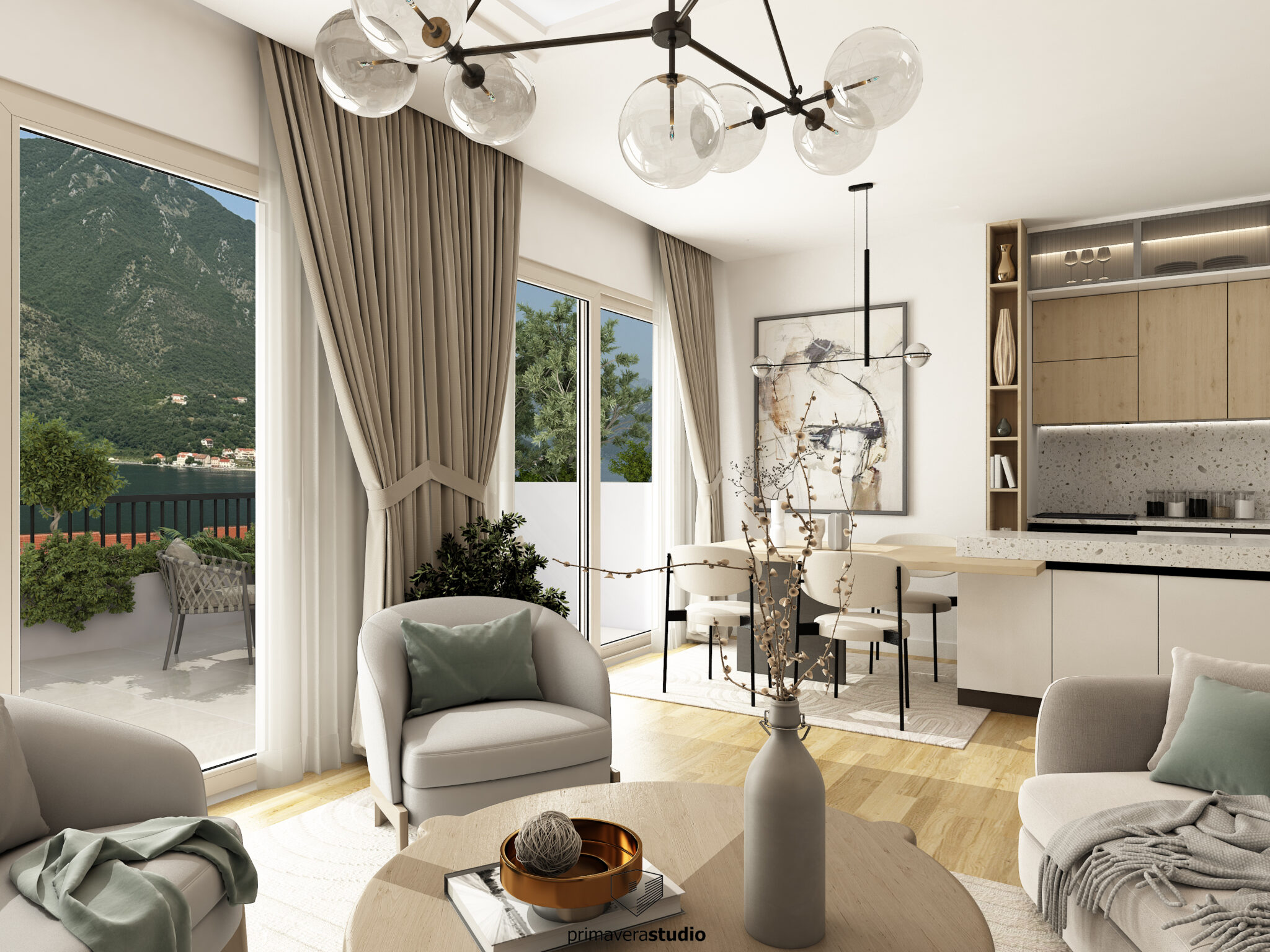 Стамбена зграда Вртови Боке, Primavera studio